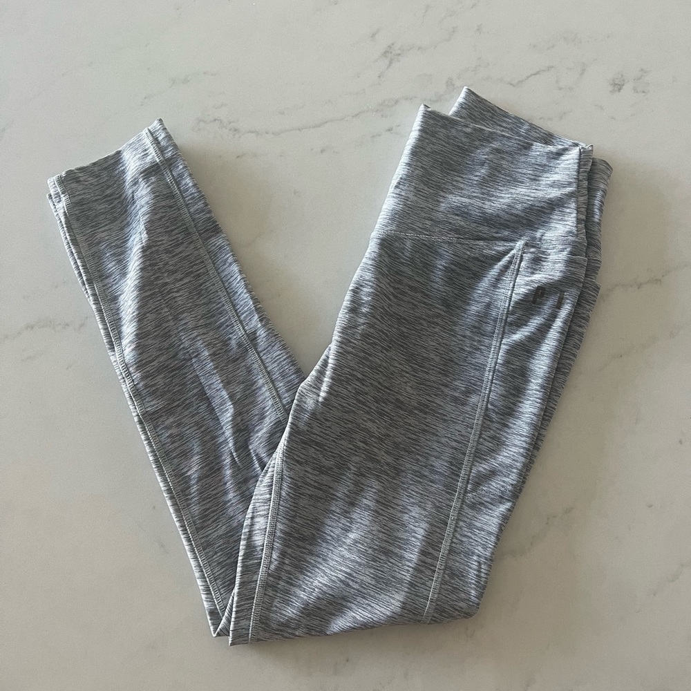VS Pink Gray Leggings with Pockets